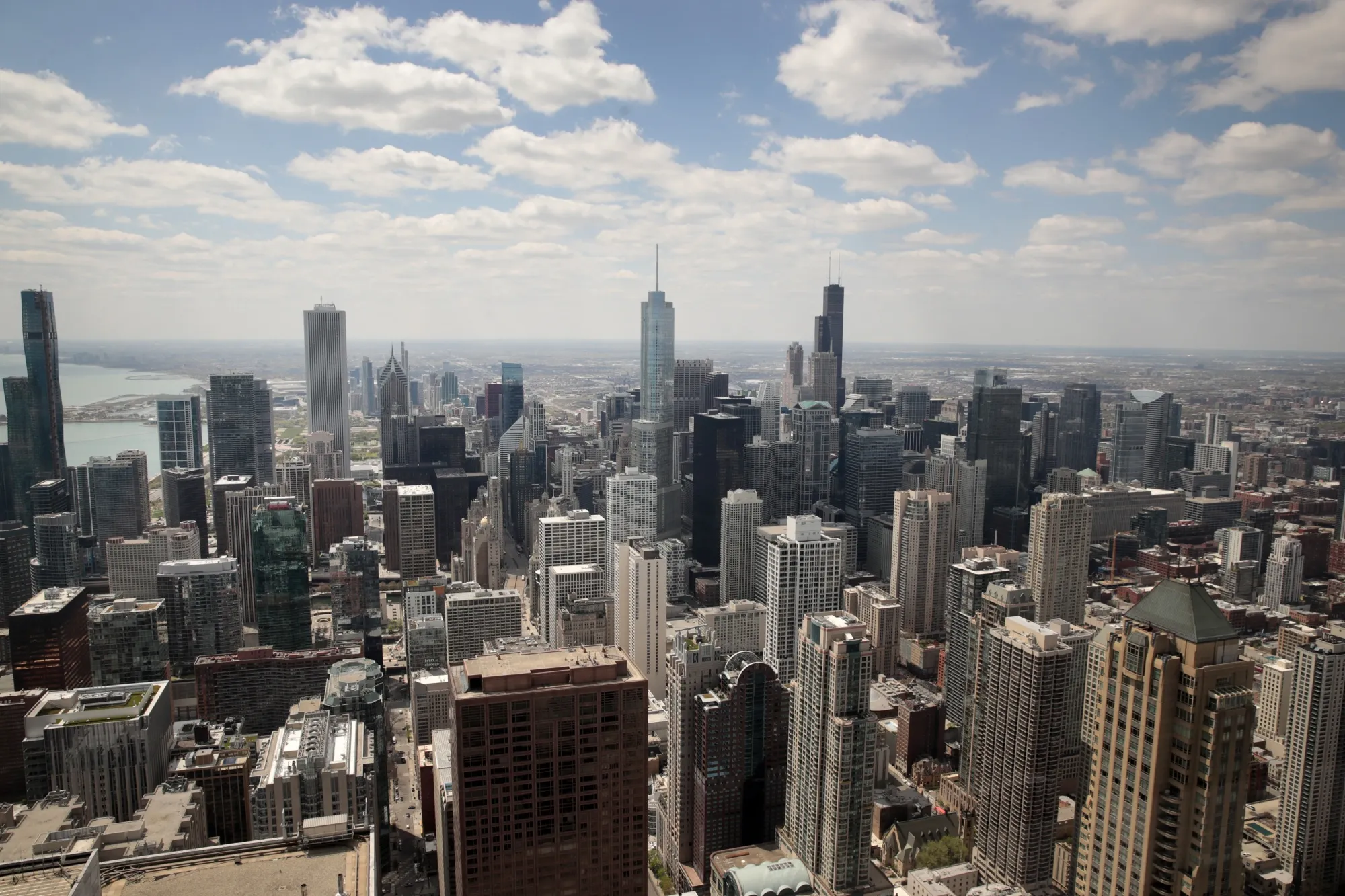 The Chicago skyline.