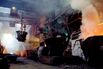 Norilsk, russia, november 26, 1996, melting plant of norilsk ore mining and processing enterprise, this enterprise is a leading one among those of the 'norilsky nickel' russian joint-stock company, it has been facing a lot of problems last years beca