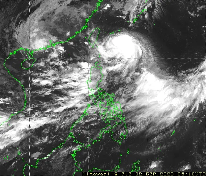 Typhoon Haikui on Sept. 2.