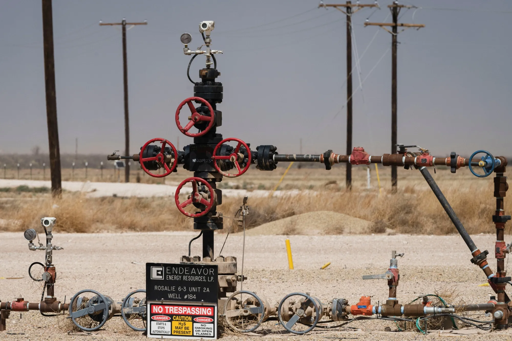 An Endeavor Energy Resources natural gas in Texas