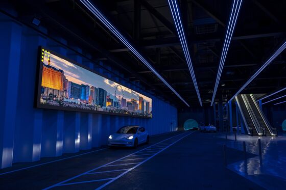 Musk’s Las Vegas Tunnel Is Like a Tesla Amusement Park Ride