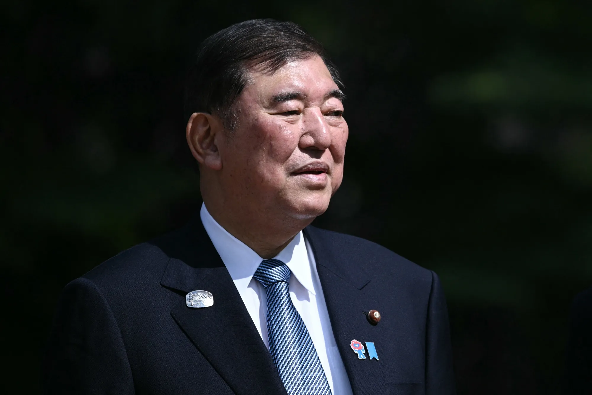 Japanese&nbsp;Prime Minister Shigeru Ishiba at the Group of Seven (G7) Summit in Kananaskis, Alberta, Canada, on June 16.