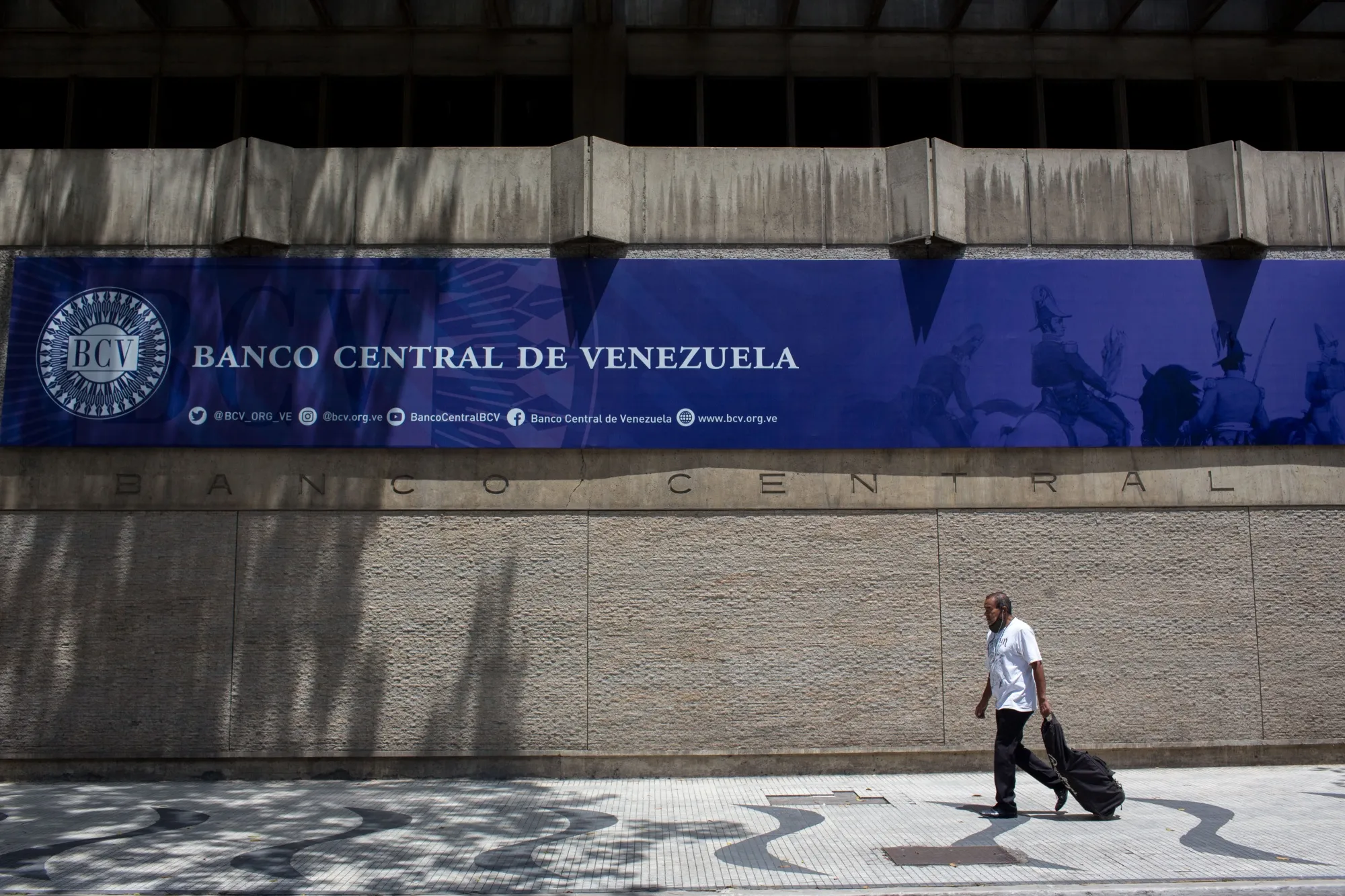 Venezuela's Central Bank in Caracas.