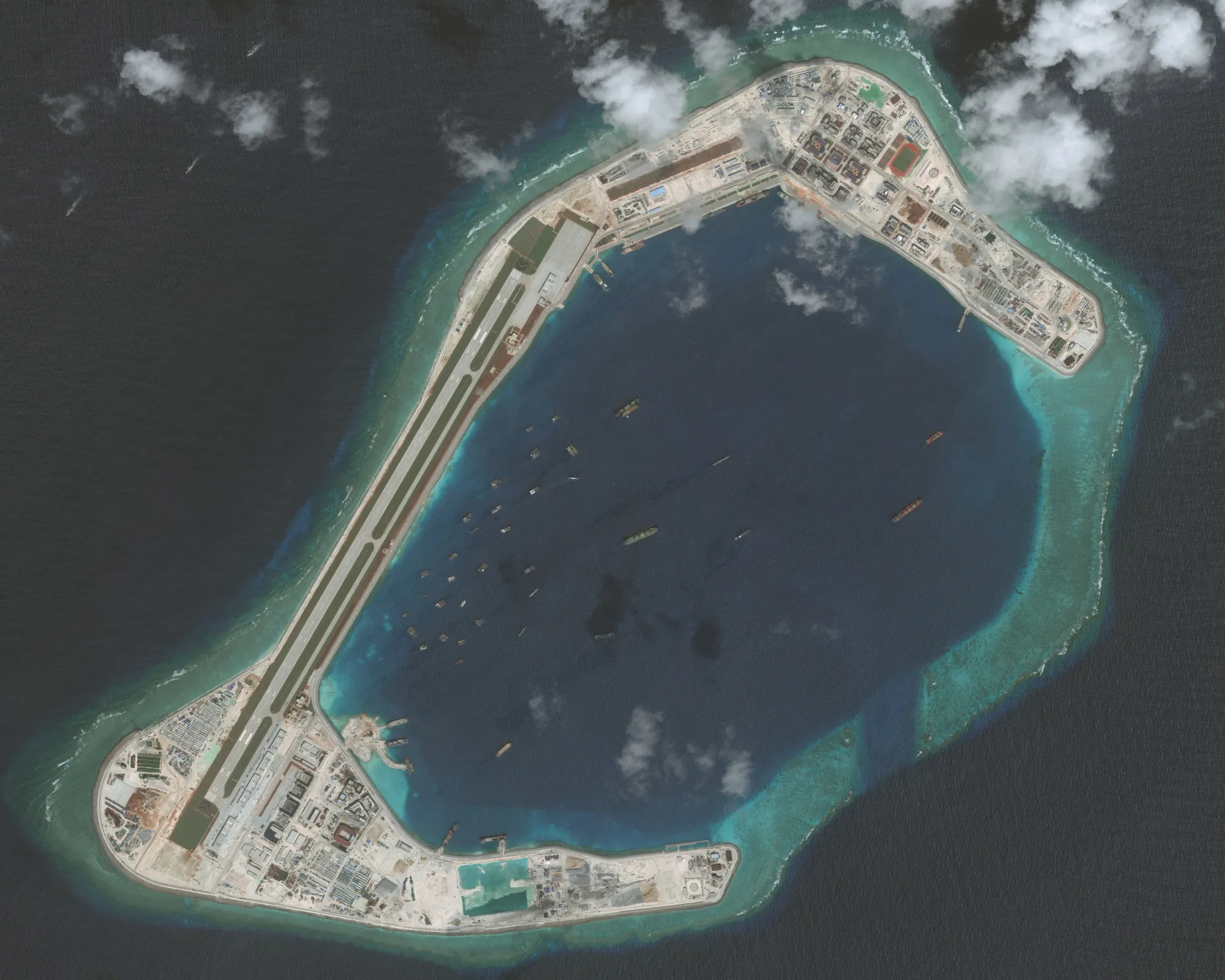 Subi Reef in the South China Sea.