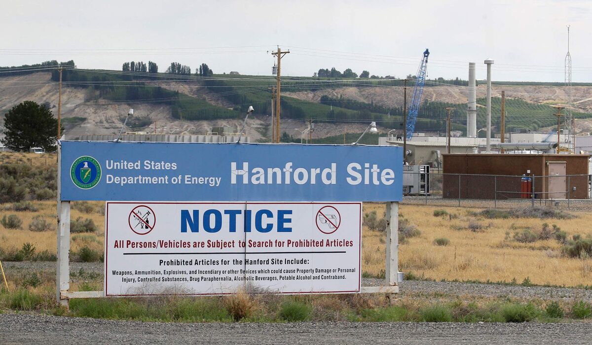 Tunnel With Nuclear Waste Collapses In Washington State Bloomberg   1200x700 