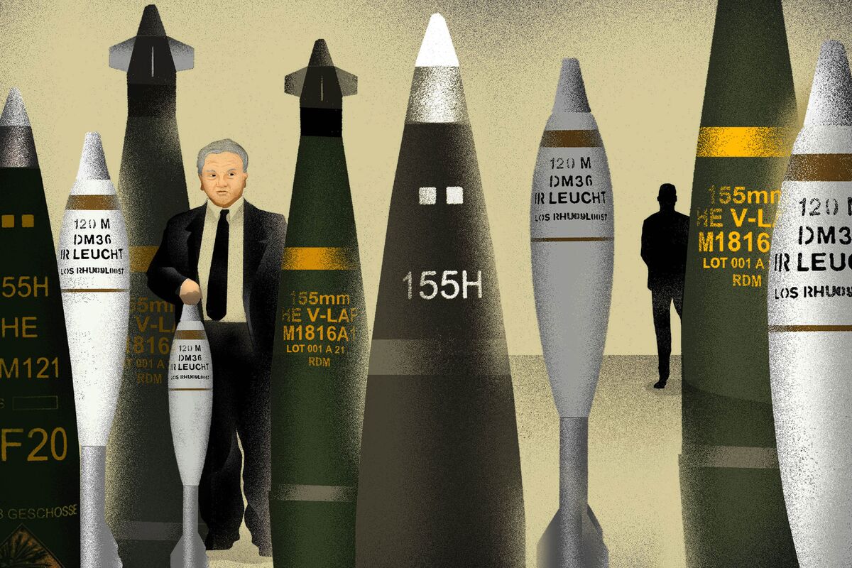ブルームバーグのニュース記事「ロシア暗殺計画でドイツ防衛企業ＣＥＯが標的－軍需復活で注目浴びる」の画像