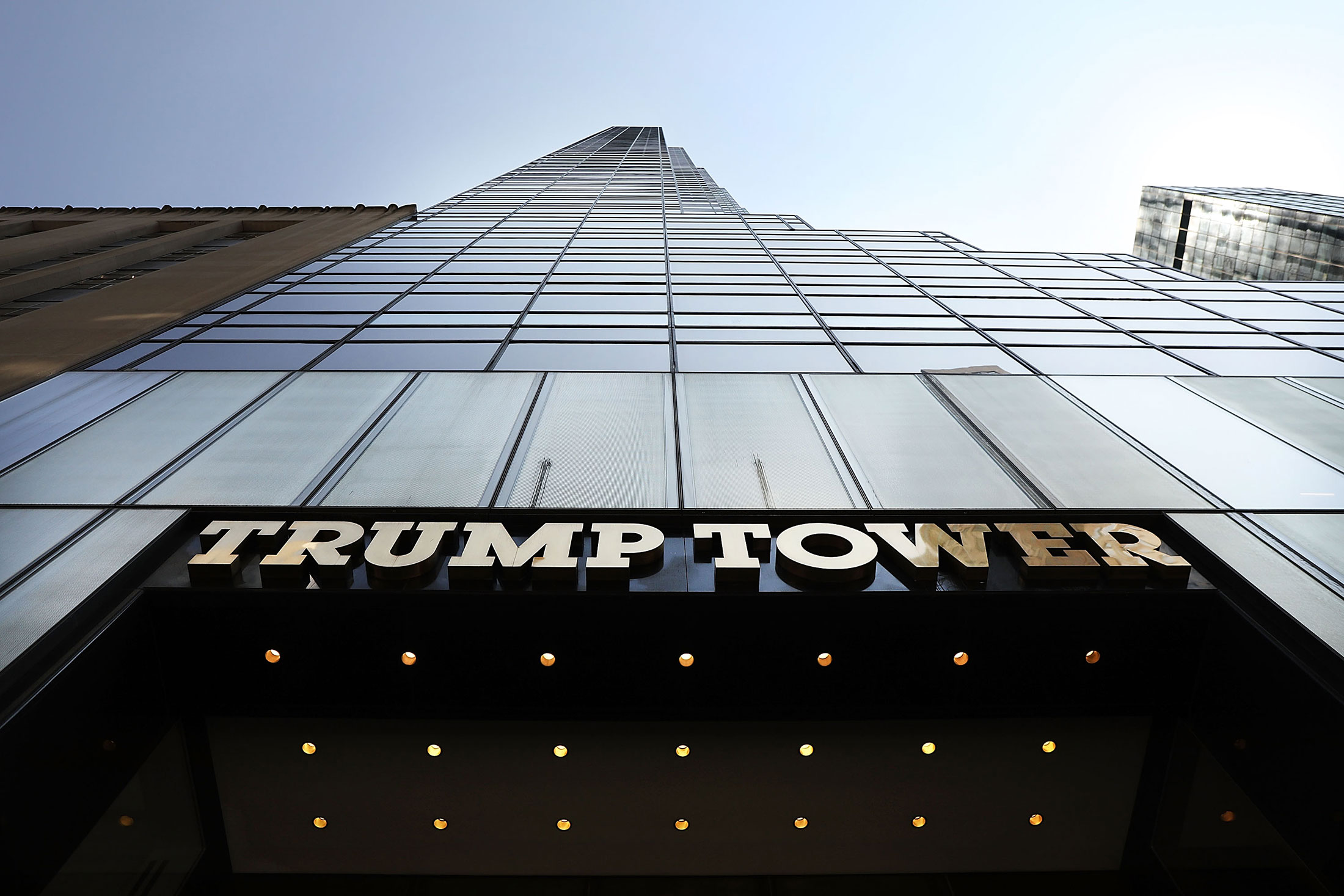 Trump Tower stands on Fifth Avenue in Manhattan
