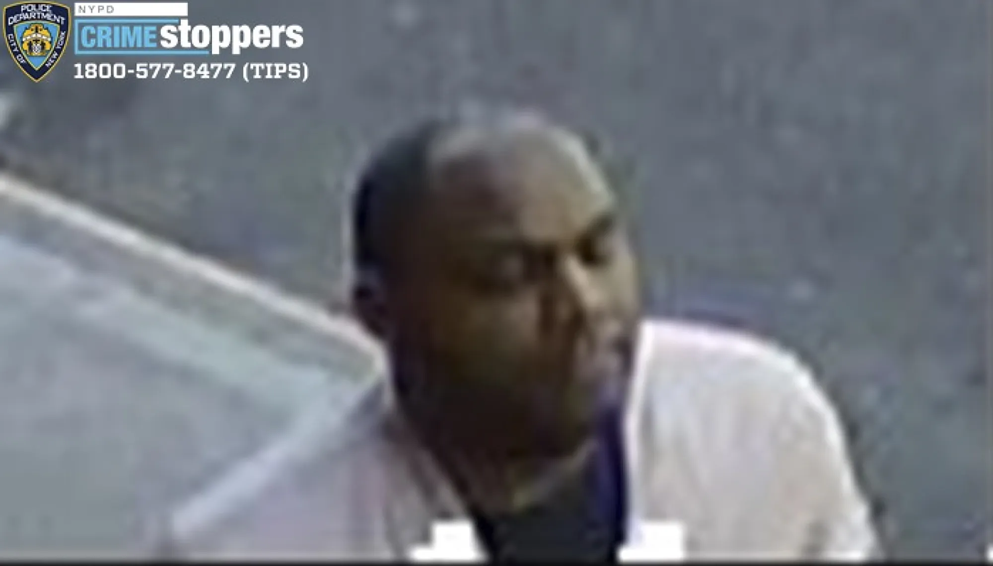 This image taken from surveillance video provided by the New York City Police Department shows a person of interest in connection with an assault of an Asian American woman in New York on&nbsp;March 29.