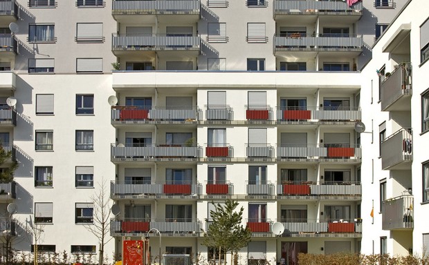 New housing in Schwabing, Munich.