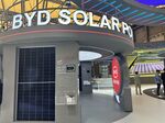 BYD booth at SNEC PV Power Expo solar conference in Shanghai on May 26.