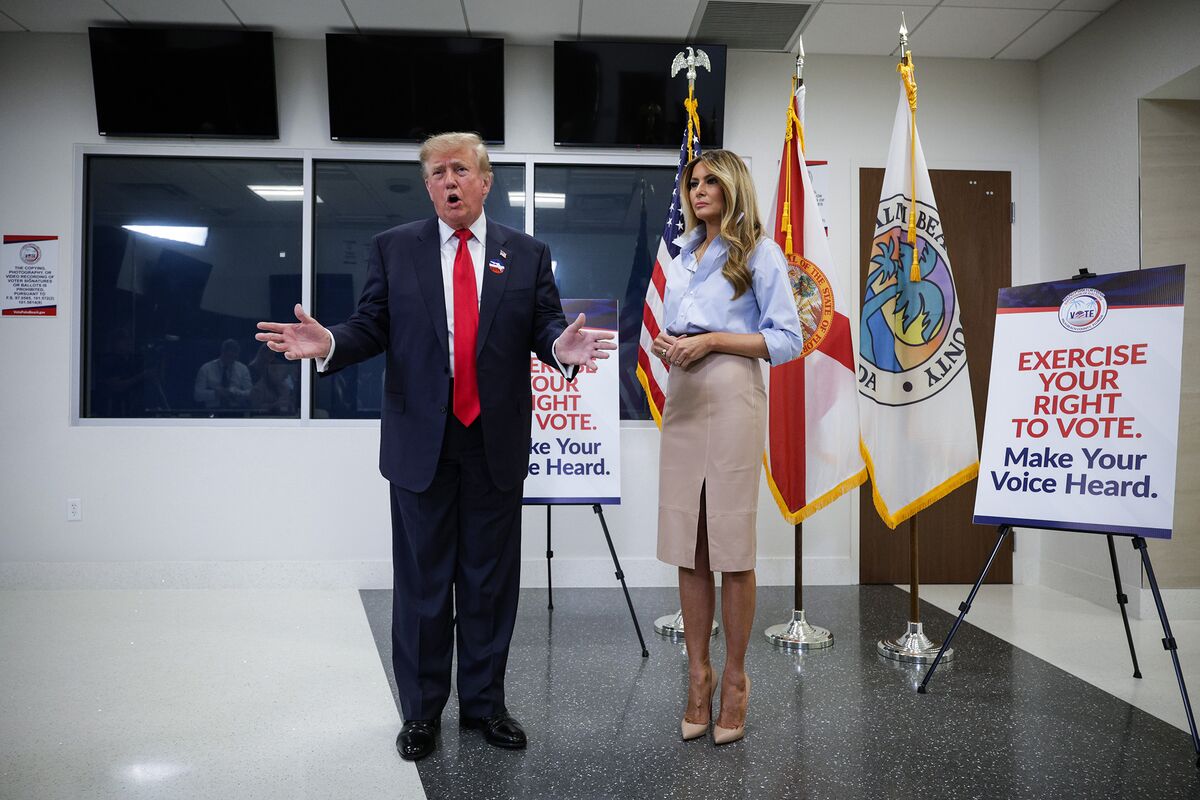 Trump Casts Early In-Person Ballot After Attacks on Mail Voting