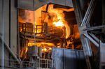An electric arc furnace on site at ArcelorMittal GmbH, Hamburg.&nbsp;
