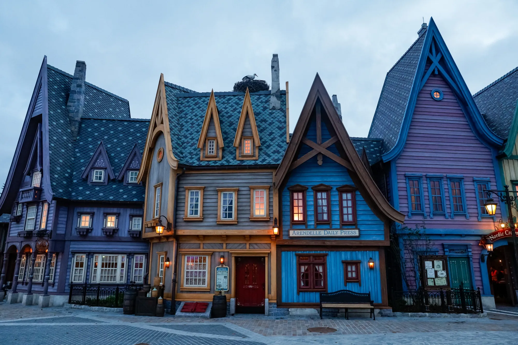 The new World of Frozen inside Disney Adventure World in Disneyland Paris.