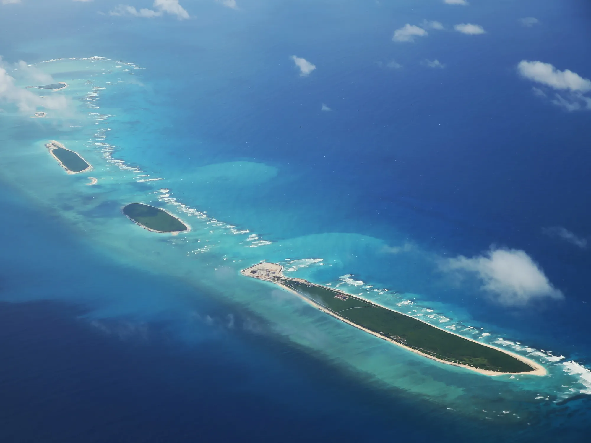 Islands in the Paracel archipelago in the&nbsp;South China Sea.