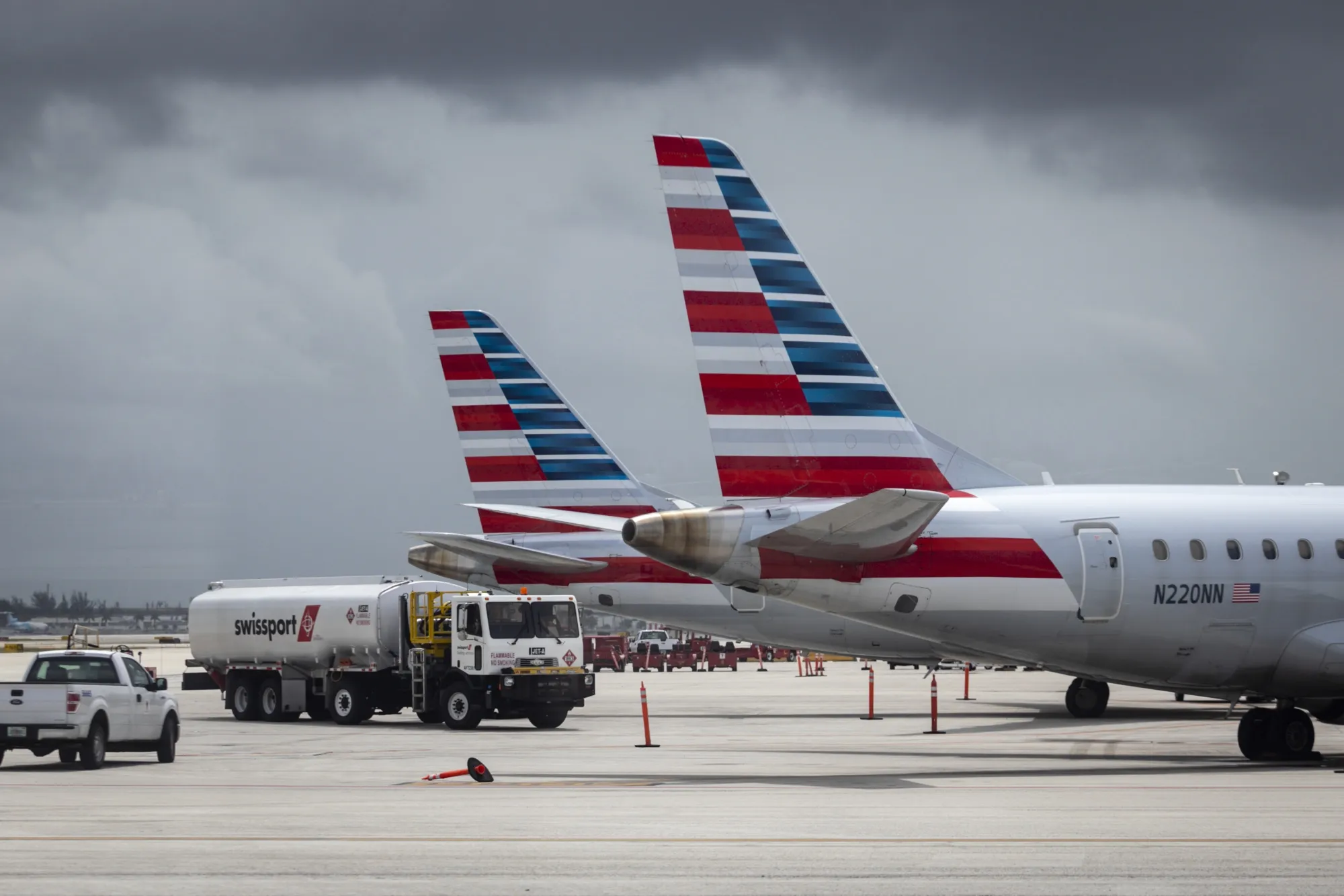 Aircraft operated by American Airlines Group Inc.