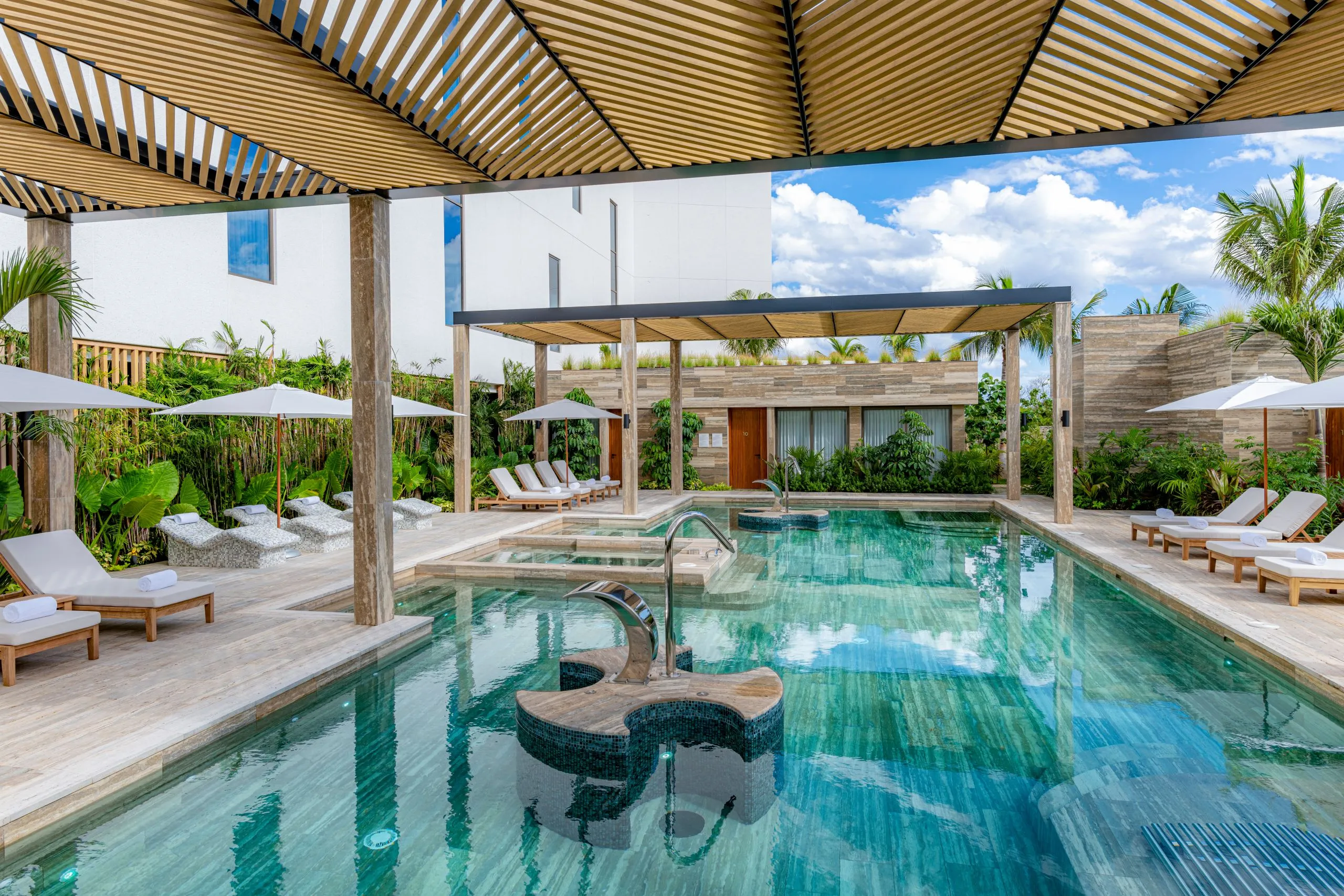 The spa at the Waldorf Astoria, Cancun, in Mexico’s Yucatan Peninsula.