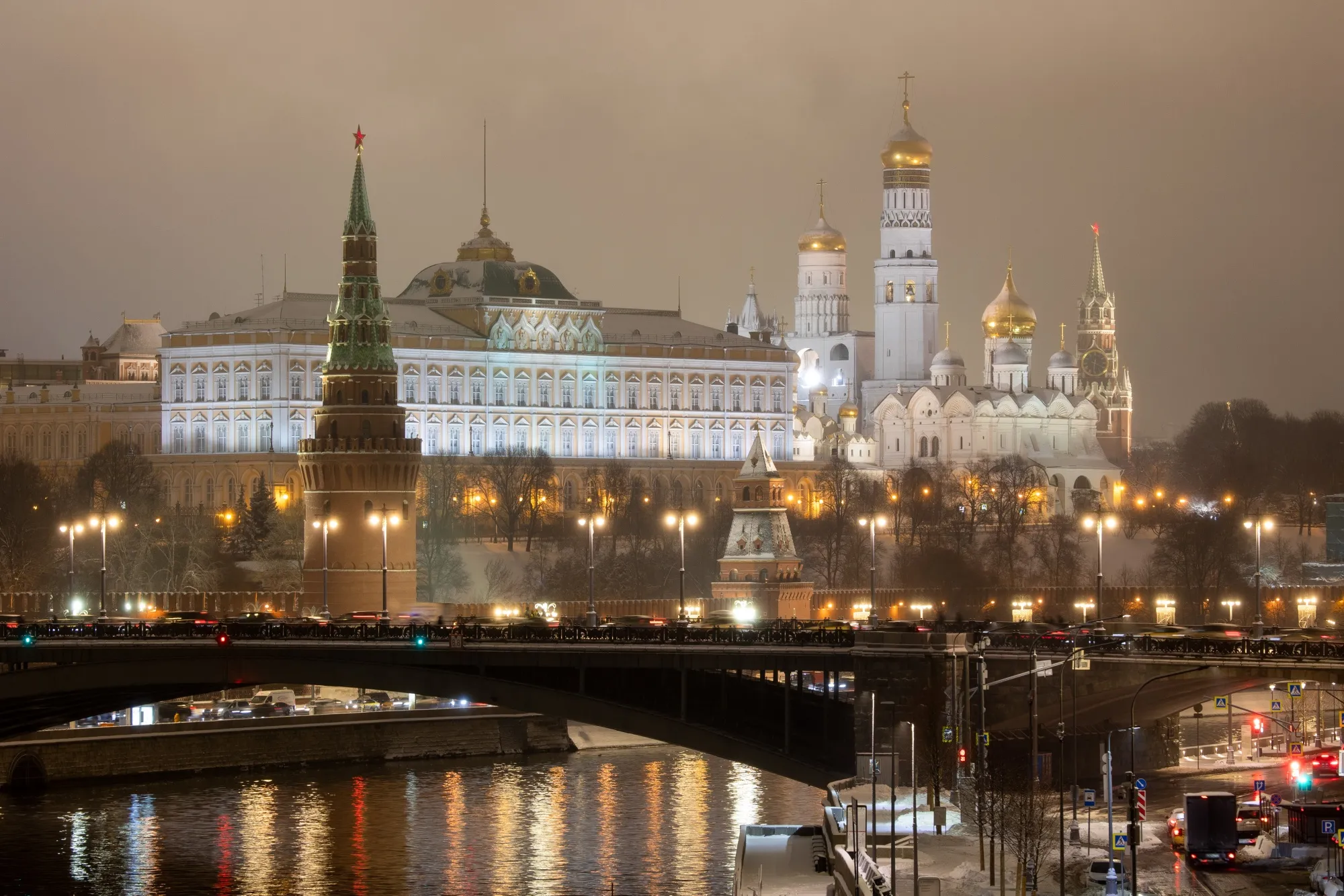 The Kremlin in Moscow, Russia, Dec. 7.&nbsp;