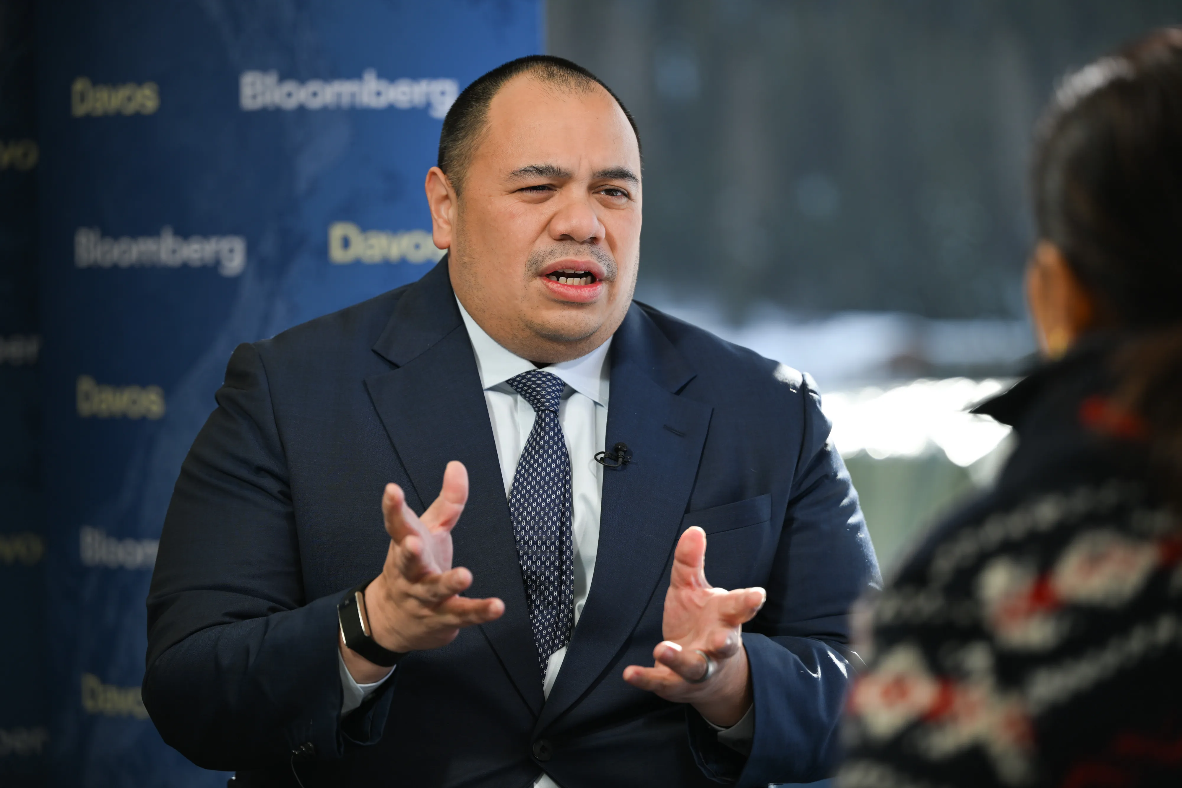 Pandu Sjahrir during the World Economic Forum in Davos on Jan. 22.
