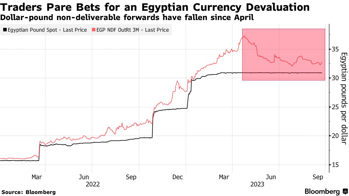 EGP USD) Egypt Divides Investors Over Prospects After Third Pound  Devaluation - Bloomberg
