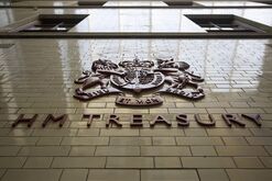 The HM Treasury logo.