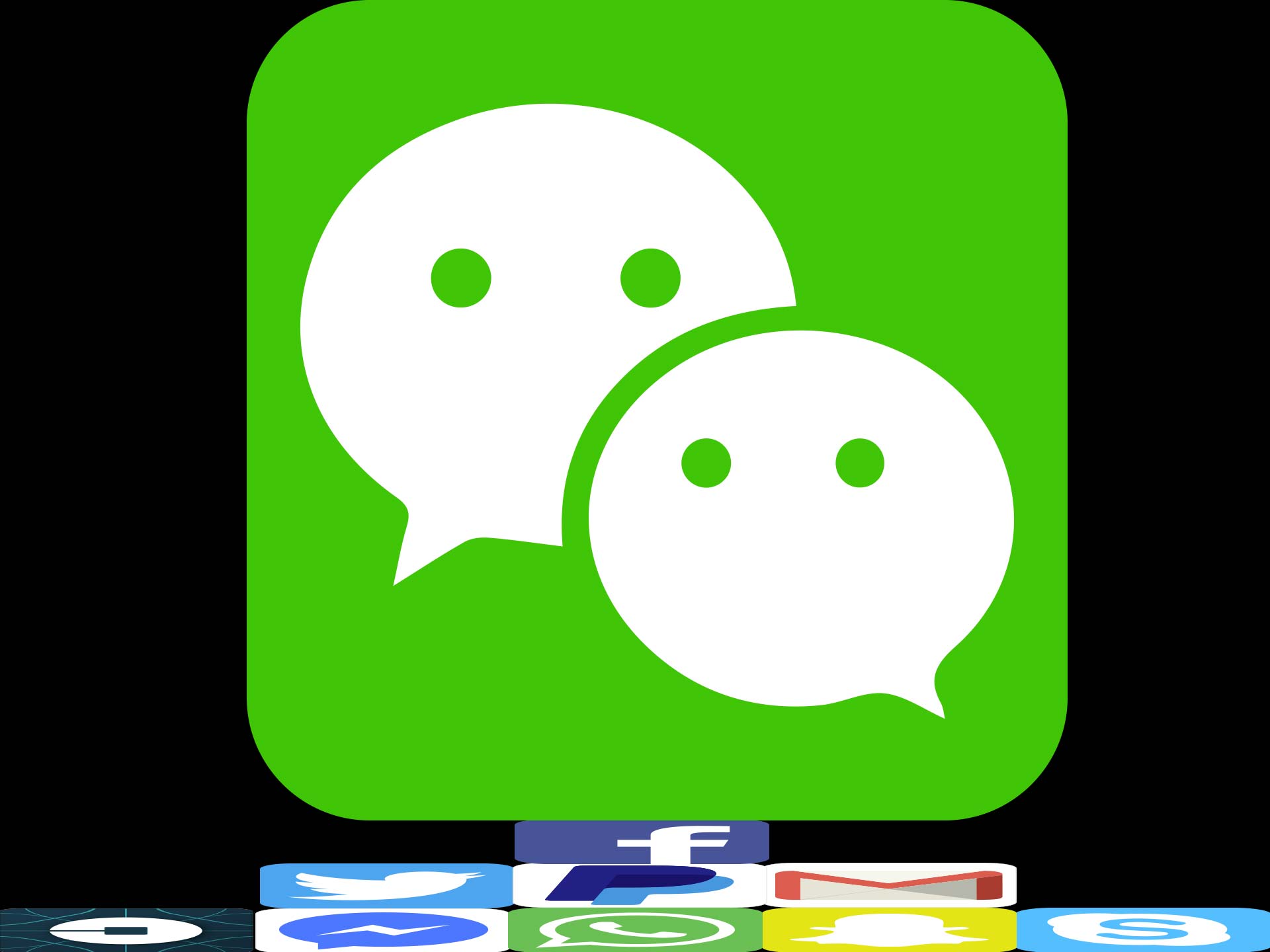 Wechat Icon, HD Png Download , Transparent Png Image - PNGitem
