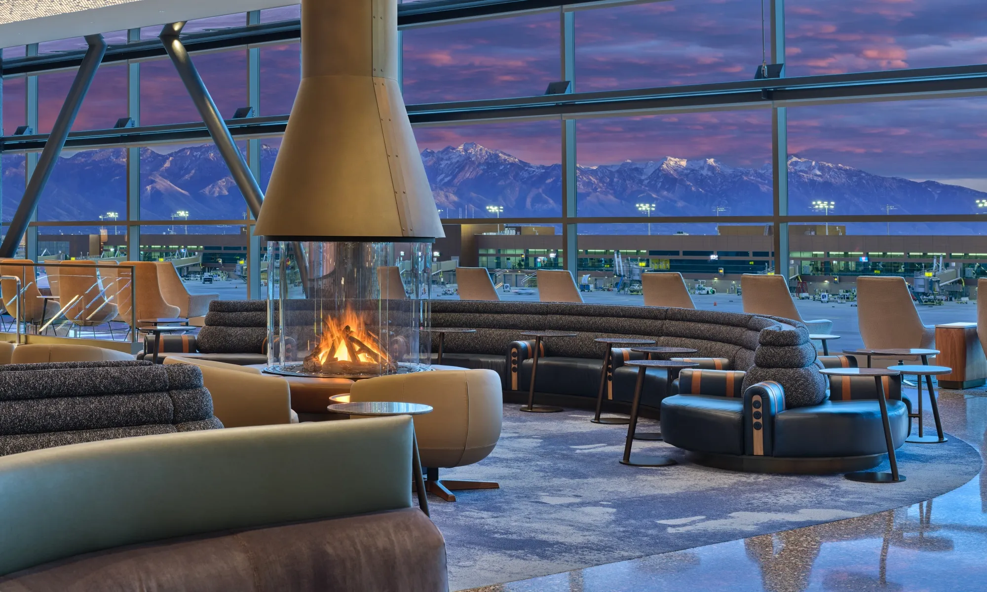 Delta Sky Club at Salt Lake City International Airport