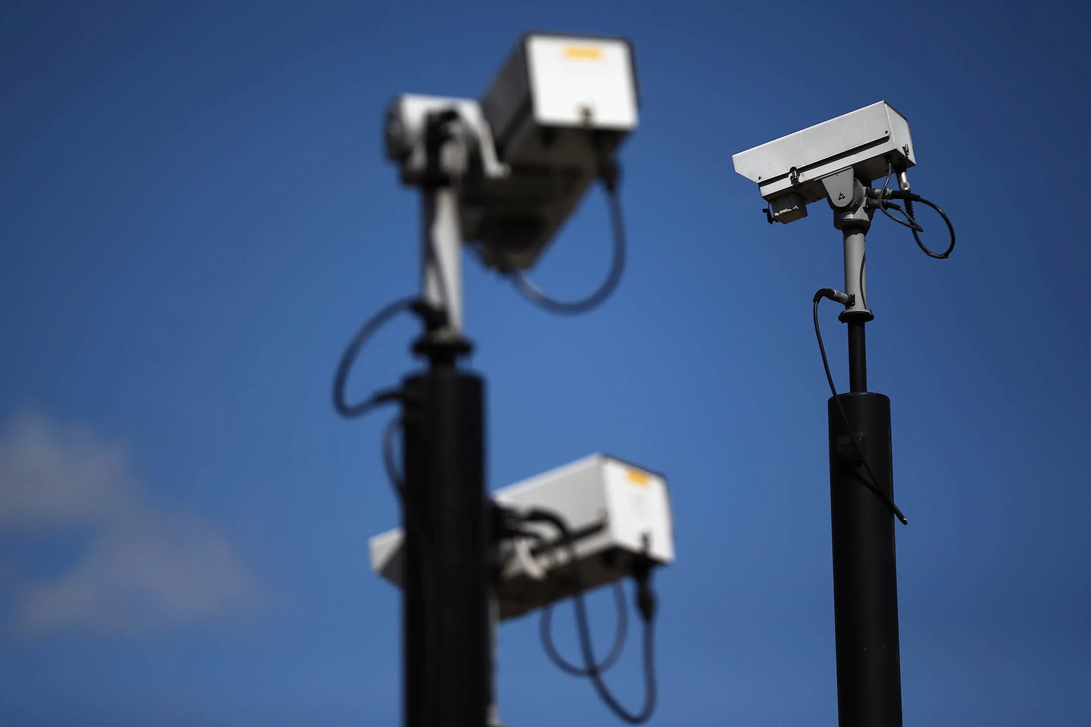 A general view of a CCTV camera in London. The U.K. is to beef up its security services with an extra 1,900 intelligence officers as David Cameron’s government adapts to the prospect of a long fight against terrorism.
