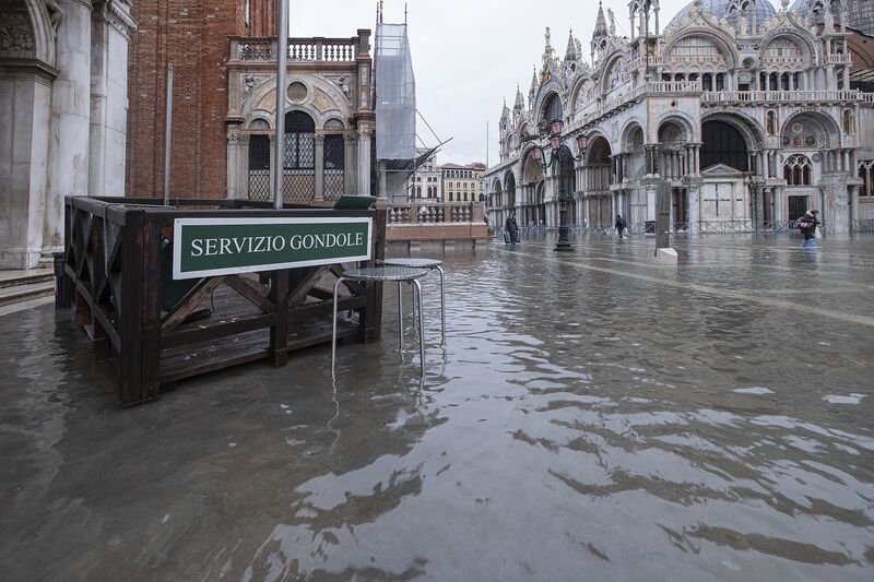 Venice Floods Cause Mayor To Declare State Of Emergency