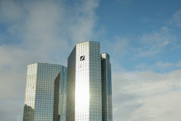 The Deutsche Bank AG Headquarters in Frankfurt