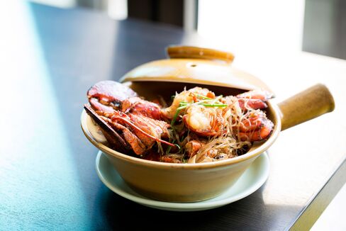 Lobster vermicelli is a signature dish at Yauatcha City.