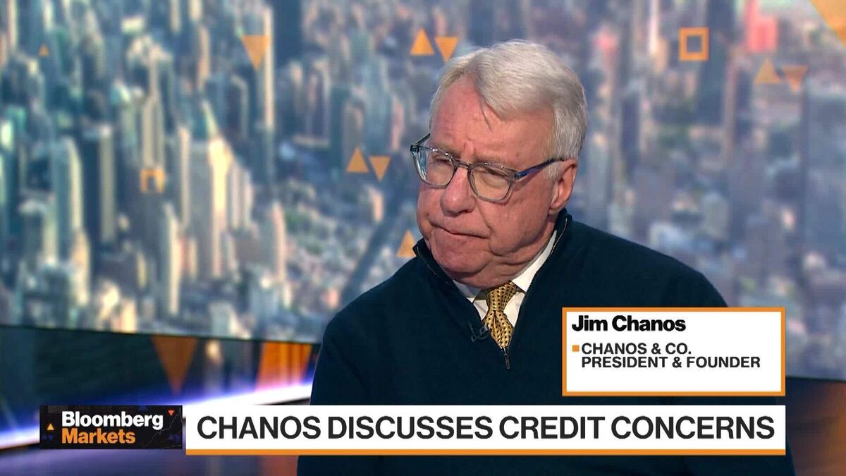 ⚫️ BLOOMBERG: "Jim Chanos: 'Nei mercati del credito è un party come nel 1999'"