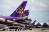 Thai Airways President And Chairman Attend The Touchdown Ceremony For The Airline’s First Airbus A350 Aircraft