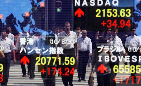Asian Stocks Gain