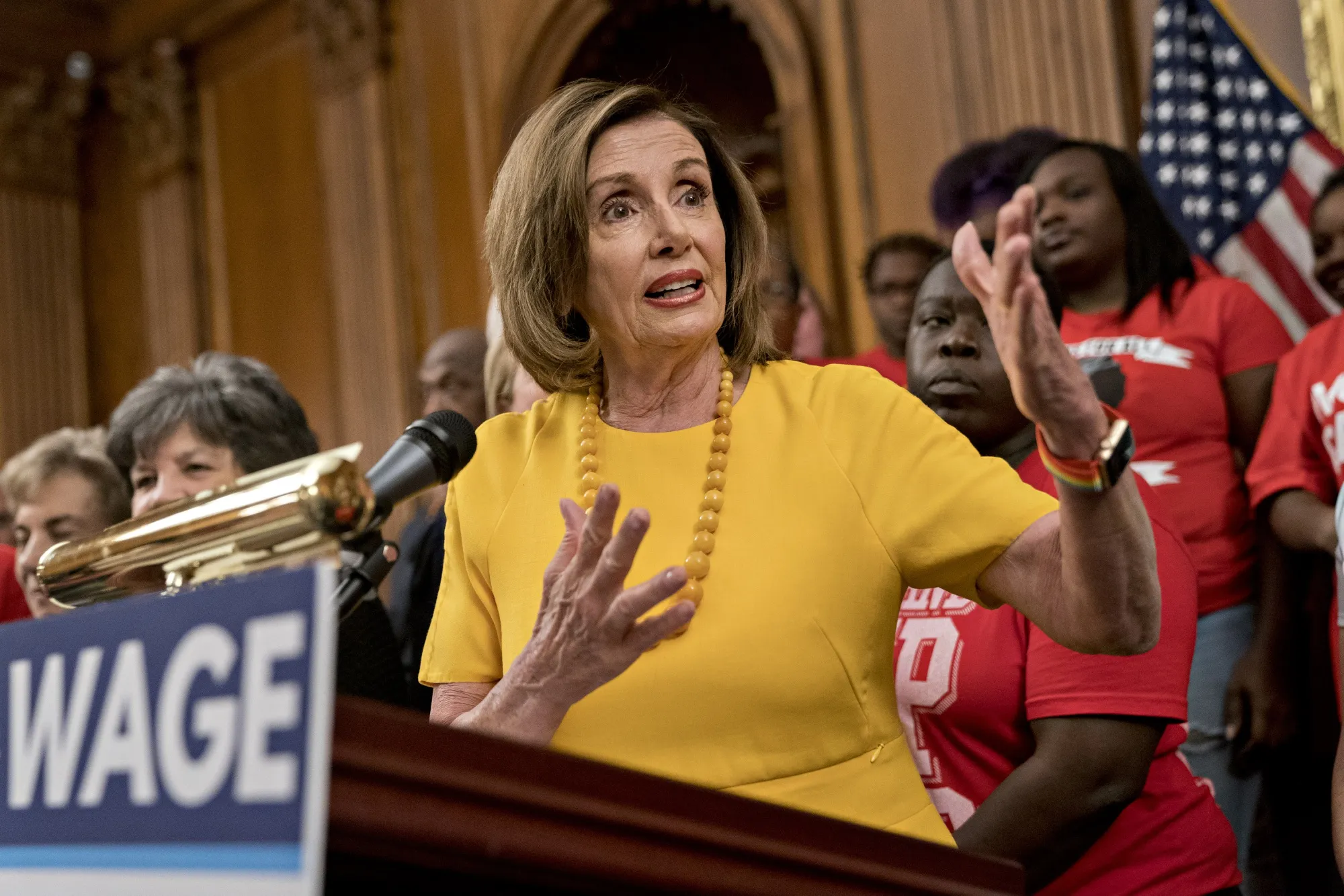 Nancy Pelosi on July 18.