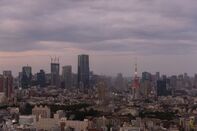 Tokyo Skyline Ahead of Japan GDP Figures