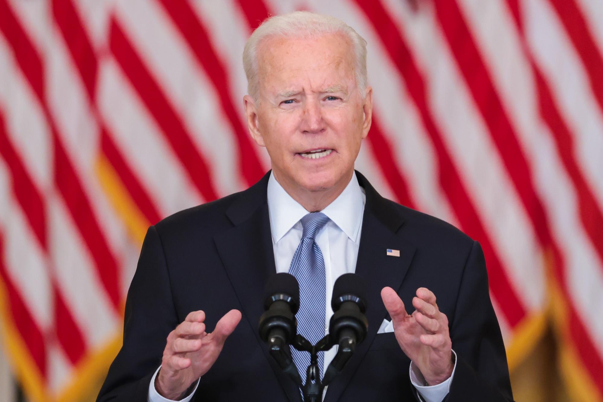 President Biden Delivers Remarks On Afghanistan