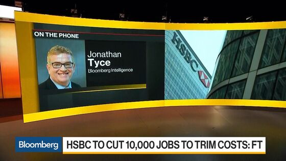 HSBC Sees Staff Shrinking by Thousands on Cuts, French Sale