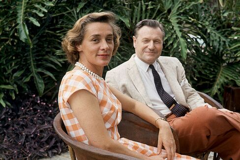 Nelson Rockefeller and his wife Margaretta Murphy are seen during their honeymoon in Venezuela, on May 7, 1963.