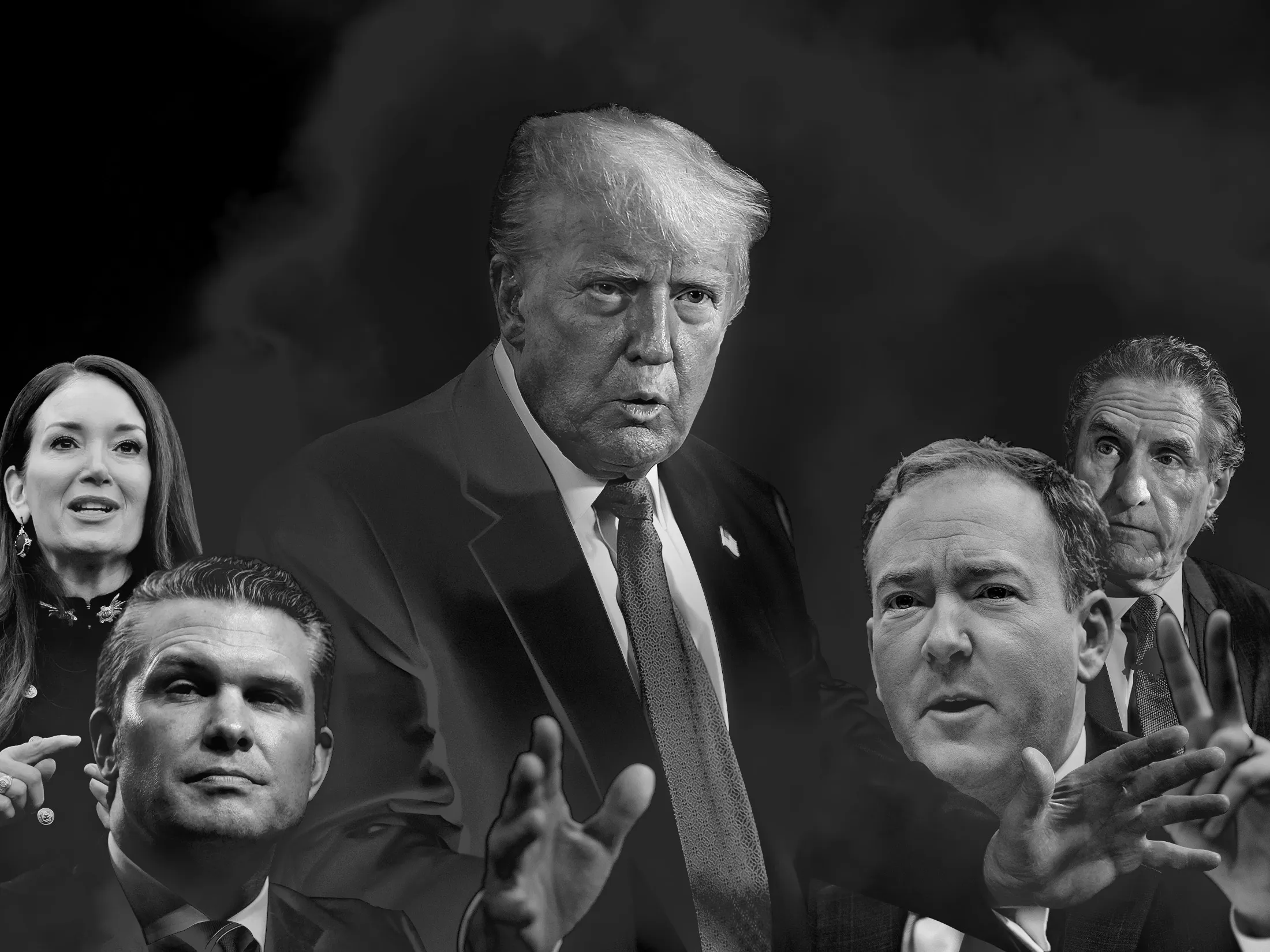 Agriculture Secretary Brooke Rollins,&nbsp;Defense Secretary Pete Hegseth,&nbsp;President&nbsp;Donald Trump,&nbsp;EPA Administrator Lee Zeldin and&nbsp;Interior Secretary Doug&nbsp;Burgum.