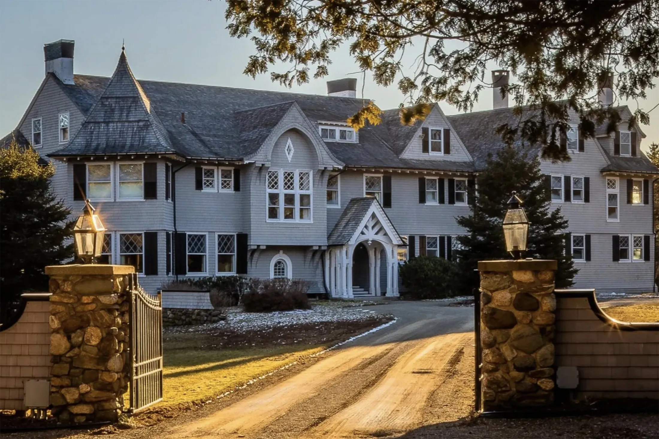 John Travolta’s Maine mansion in Islesboro.&nbsp;