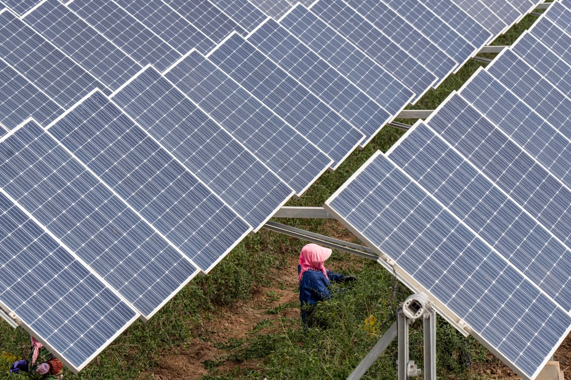 Solar installations in China have dropped.