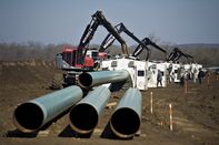 Construction Along The Keystone XL Pipeline