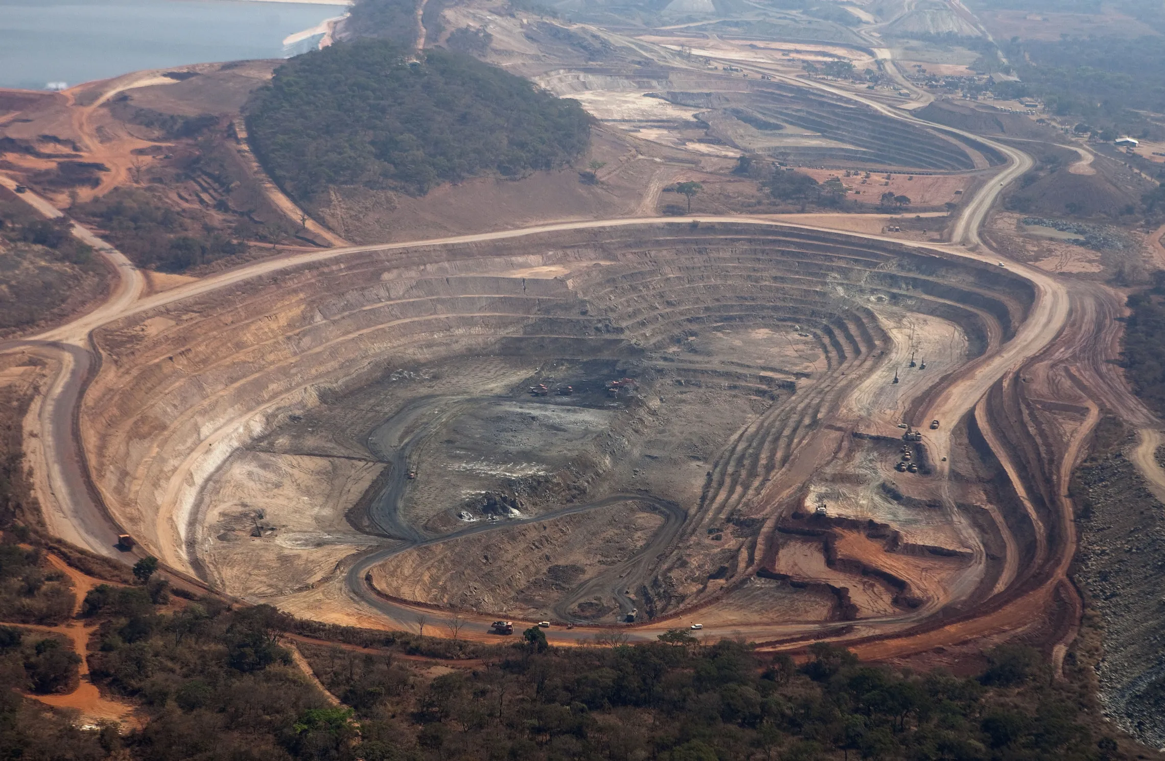 The Mutanda copper mine.