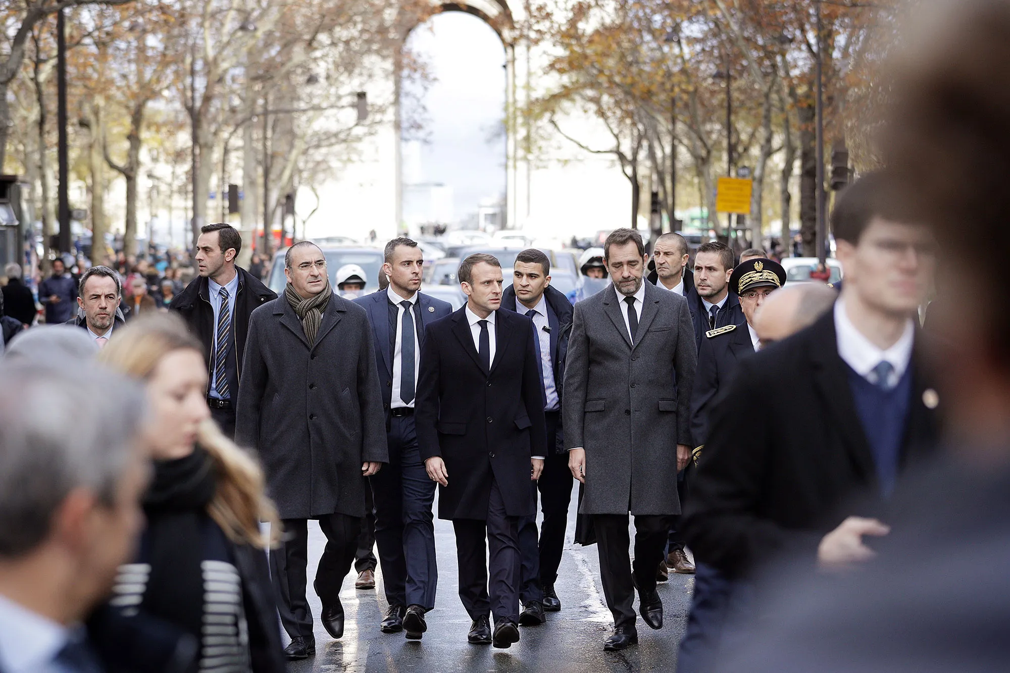 Macron in Paris on Dec. 2.