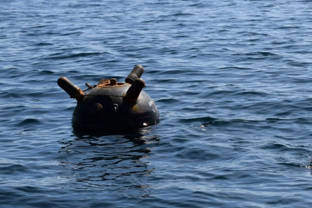 A mine in the Black Sea.