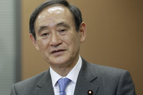 Japanese Chief Cabinet Secretary Yoshihide Suga Interview