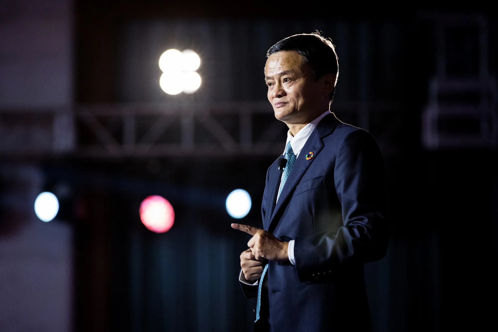 Jack Ma at the Global Conference on Women and Entrepreneurship in Hangzhou in 2019.