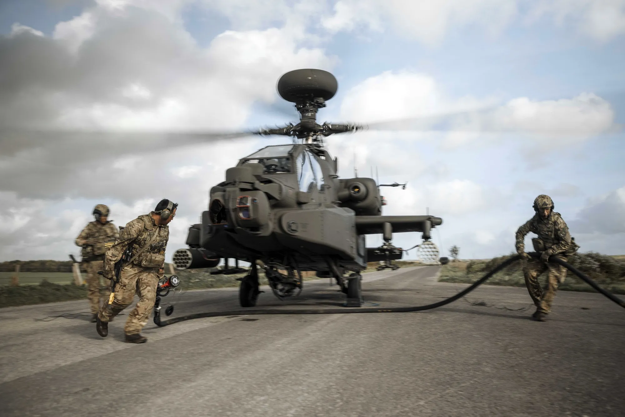 The UK currently spends about 2.1% of its gross domestic product on defense.