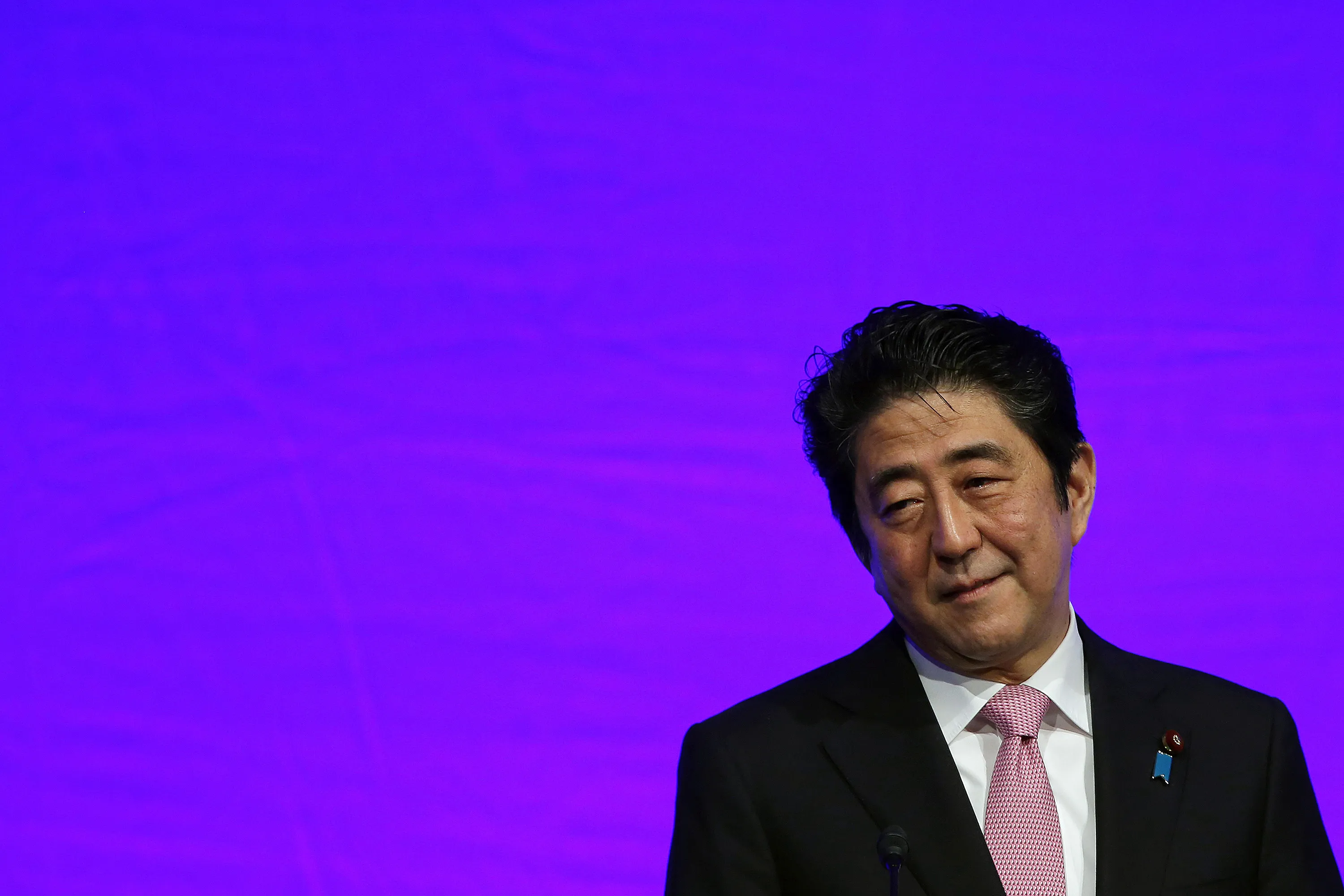 Japan's Prime Minister Shinzo Abe
