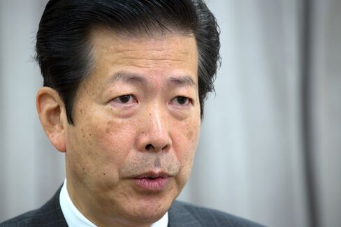 New Komeito Party Leader Natsuo Yamaguchi